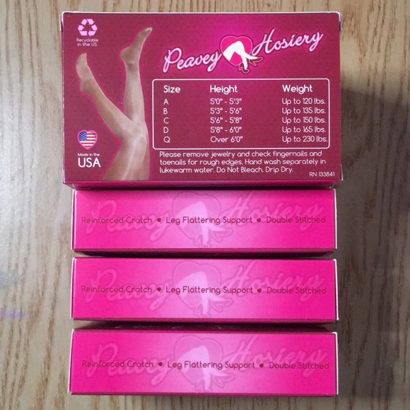 New Bundle Of 15 XL Length Scrunchie Socks & 6 Peavey Brand Pantyhose - Picture 7 of 7